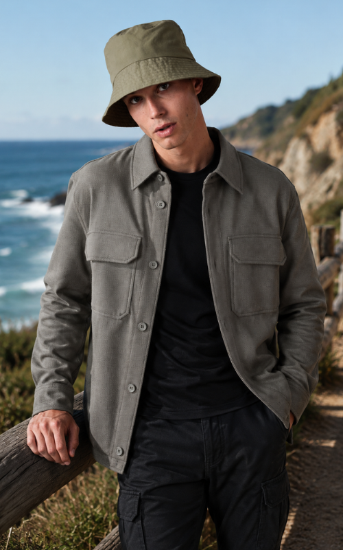 Outdoor Wide Brim Bucket Hat